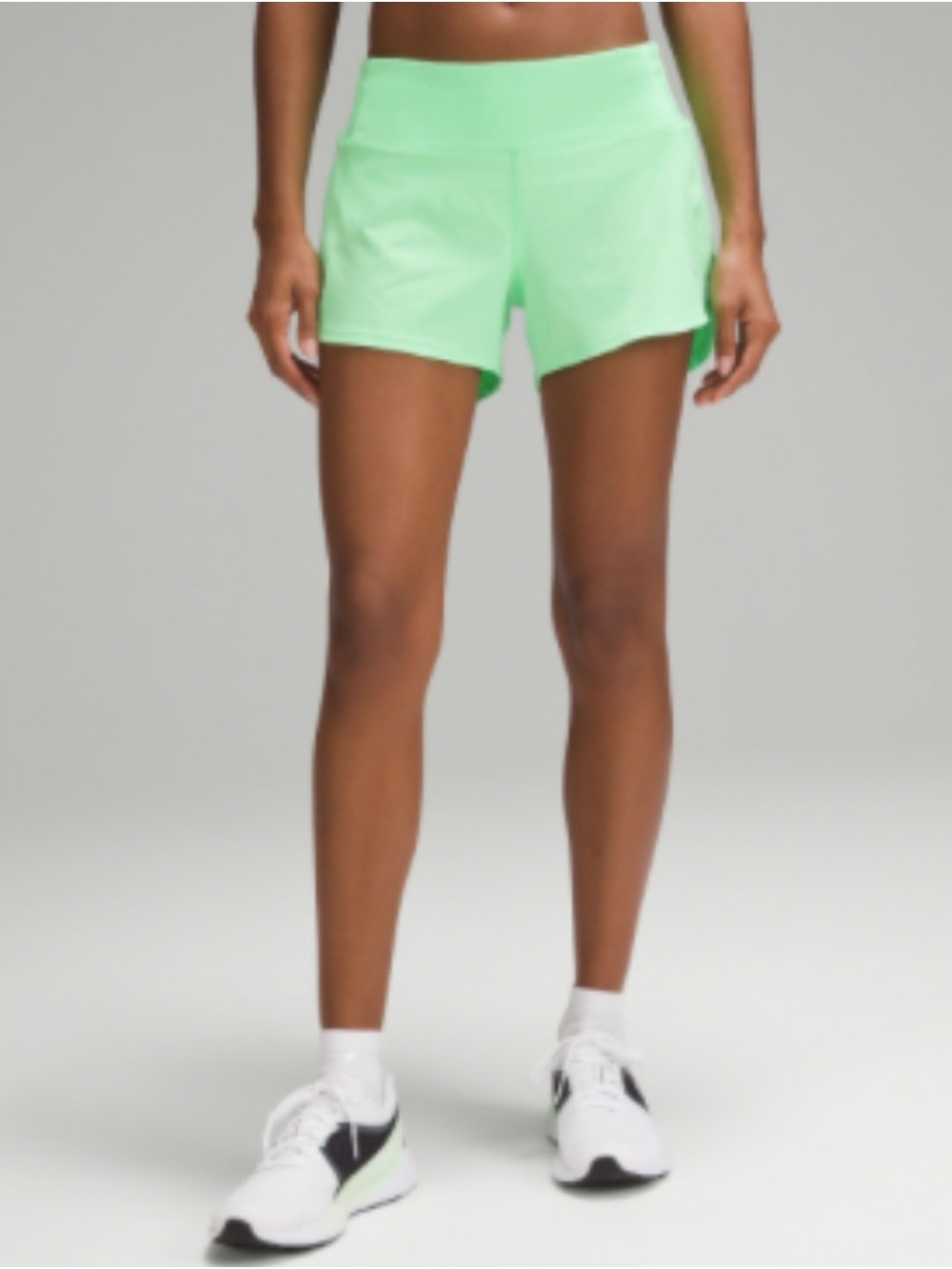 lululemon athletica Speed Up 4” High-Rise Athletic Shorts (Bright Green/Pistacho
